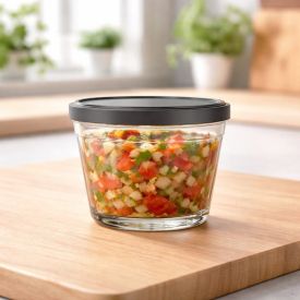 Tigela Americano com Tampa Nadir 350Ml - Cores Sortidas