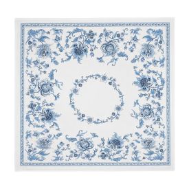 Toalha Centro de Mesa 78X78 cm Clean Döhler - Chintz Azul Novo