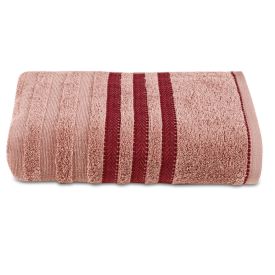 Toalha De Banho 96% Algodão Jacquard Asti Corttex - Rosa