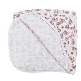 Toalha De Banho Bebê Soft Havan Baby - Arco-Íris