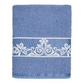 Toalha De Banho 100% Algodão Botanic Havan Casa - Azul Oceano