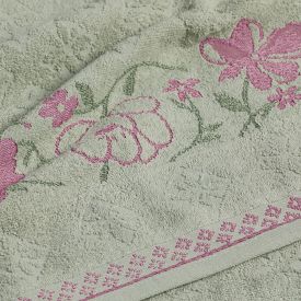 Toalha De Banho Yuna Karsten  - Verde Martcha