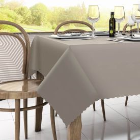 Toalha De Mesa 1,40X1,40 M Gourmet Salehtex - Bege