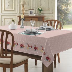 Toalha De Mesa 1,40X2,10M Döhler Clean - Flores Vintage