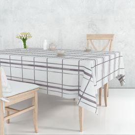  Toalha De Mesa 140X250 Estampada - Havan Casa  - LINHO CINZA URBANO