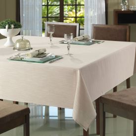 Toalha De Mesa 2,00X 2,00M Passion Clean Döhler - Bege