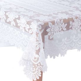 Toalha De Mesa Gardênia 1,50M X 2,70M Havan Casa - Branco