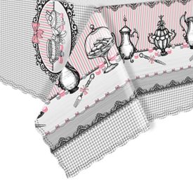 Toalha De Mesa Térmica 1,38X2,10 M Salehtex - Utensílios Rosa