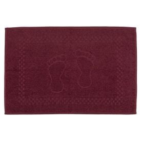 Toalha De Piso Algodão 45X68cm Havan 1 Pç - Bordo Antigo