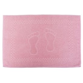 Toalha De Piso Algodão 45X68cm Havan 1 Pç - Rosa Pó