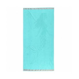 Toalha De Praia Aveludada Havan Casa - Sereia Turquesa