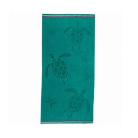 Toalha De Praia Aveludada Havan Casa - Tartaruga Verde