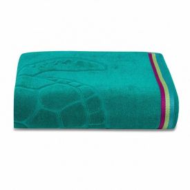 Toalha De Praia Aveludada Havan Casa - Tartaruga Verde
