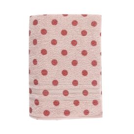 Toalha De Rosto 100% Algodão Cancún Havan Casa - Rosa Cristal Poa