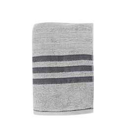 Toalha De Rosto 96% Algodão Jacquard Asti Corttex - Cinza