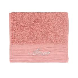 Toalha de Lavabo Bordada Desejos Havan Casa - Amor Rosa