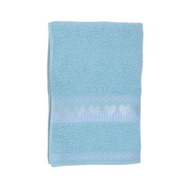 Toalha De Rosto 100% Algodão Jolie Havan Casa - Azul Pastel