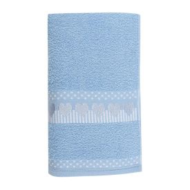 Toalha De Rosto 100% Algodão Jolie Havan Casa - Azul Claro