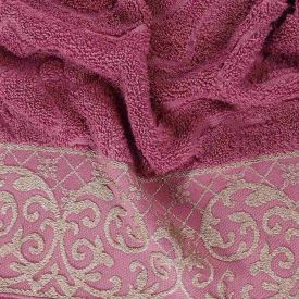 Toalha De Rosto Madri Havan Casa - Rosa Framboesa