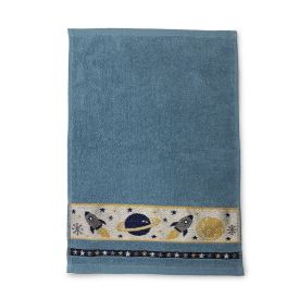 Toalha Lavabo 32Cm X 45Cm Kids Havan Casa - Azul Veleiro