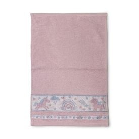 Toalha Lavabo 32Cm X 45Cm Kids Havan Casa - Rosa