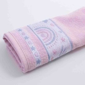 Toalha Lavabo 32Cm X 45Cm Kids Havan Casa - Rosa