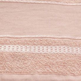 Toalha Lavabo Para Bordar Capricho - Rosa Chá