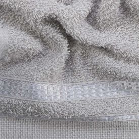 Toalha Lavabo Para Bordar Capricho - Cinza Luar