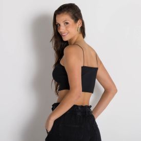 Top Faixa De Ribana Com Alça Fina Boby Blues