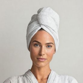 Touca de Banho Felpuda Havan - Branco