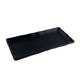 Travessa De Sushi Gourmet Havan Casa 21X10cm - Preto