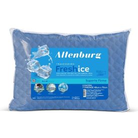 Travesseiro 50Cm X 70Cm Suporte Firme Fresh Ice Altenburg - Azul