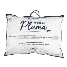 Travesseiro Toque De Pluma 50Cm X 70Cm Havan Casa - Branco