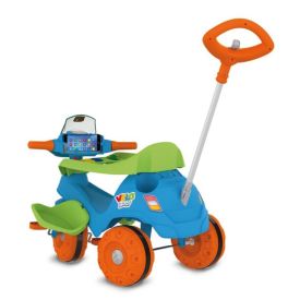 Triciclo Velobaby Passeio E Pedal Azul Bandeirante - 356