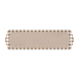 Trilho De Mesa Viena 40X120 Cm Havan Casa - Vichy Textura Bege
