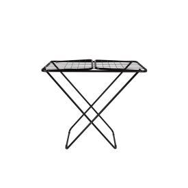 Varal De Chão Com Abas Slim Mor 1,44M - Preto