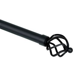 Varão Extensivo 1,20 A 2,10M Coroa Evolux - Preto