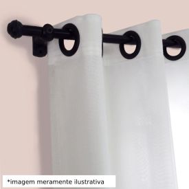 Varão Médio 1,50M Fosco Havan - Preto Fosco