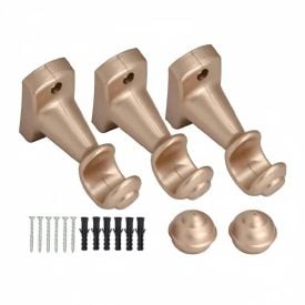 Varão de Cortina 2,50 m Médio Havan Casa - Champanhe