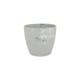 Vaso Cachepô Diamond 12,5Cm Branco Forth Jardim - 482-2