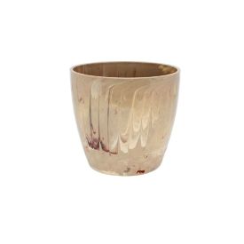 Vaso Cachepô Diamond 15Cm Bege Forth Jardim - 496-9