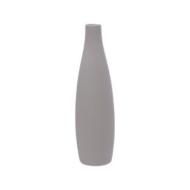 Vaso De Cerâmica Cinza Gemini Hauskraft - 24 Cm
