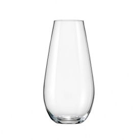Vaso De Cristal Bohemia 24,5 Cm - Transparente