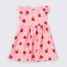Vestido Bebê Menina De Algodão Flores Yoyo Baby