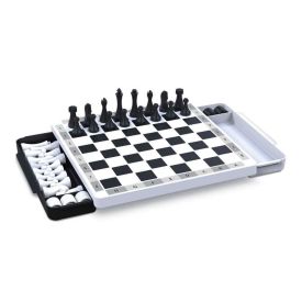 Jogo De Xadrez E Dama Educativo Elka Kz - 1276