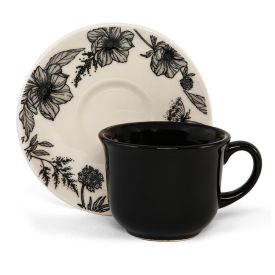 Xícara De Chá Com Pires Francis Biona By Havan Casa 200Ml - Ceramica