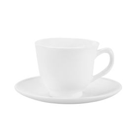 Xícara Com Pires Opaline Havan Casa - Branco