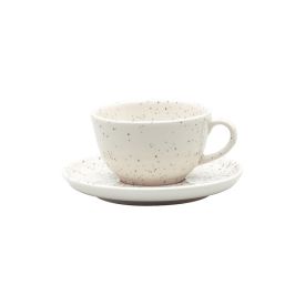 Xícara De Chá Com Pires Flat Chuvisco Oxford - 200ml