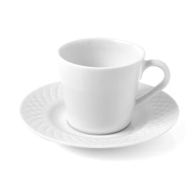 Xícara de Chá com Pires Ingrid Tramontina 185Ml - Porcelana