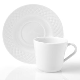 Xícara De Chá Com Pires Ingrid Tramontina 185Ml - Porcelana